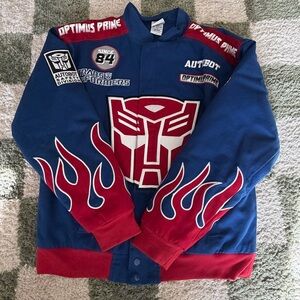 Optimus Prime Blue and Red Bomber Jacket